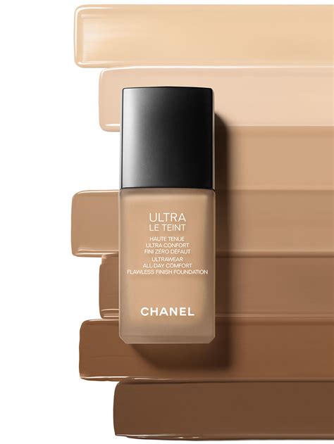 chanel ultra le teint ultrawear all-day comfort flawless finish|chanel ultra le teint swatches.